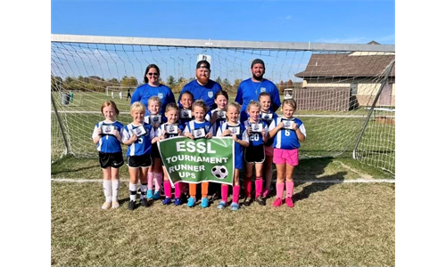 Girls U8 Fall 2022 U8 ESSL Tournament Runner-Ups