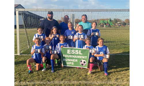 Girls U10 Fall 2022 ESSL Tournament Runners-Up